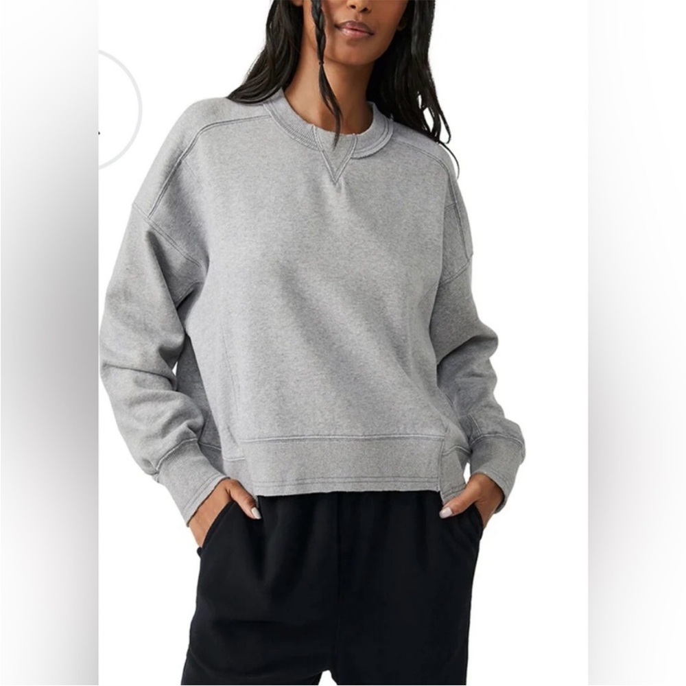 EUC FP Movement Intercept heather grey (sold out color) sweatshirt - Picture 4 of 9